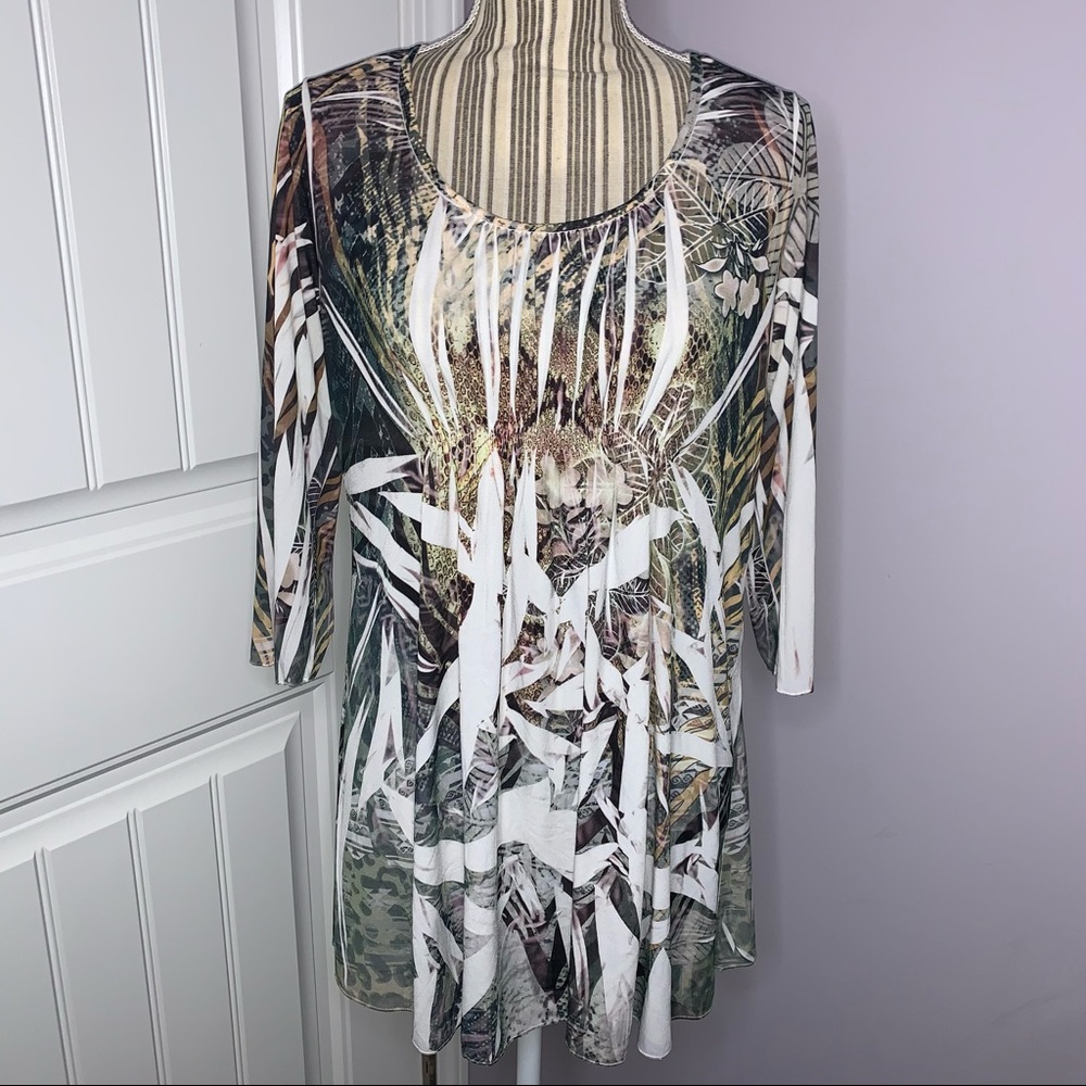 Design Works Tunic Half Sleeves size L